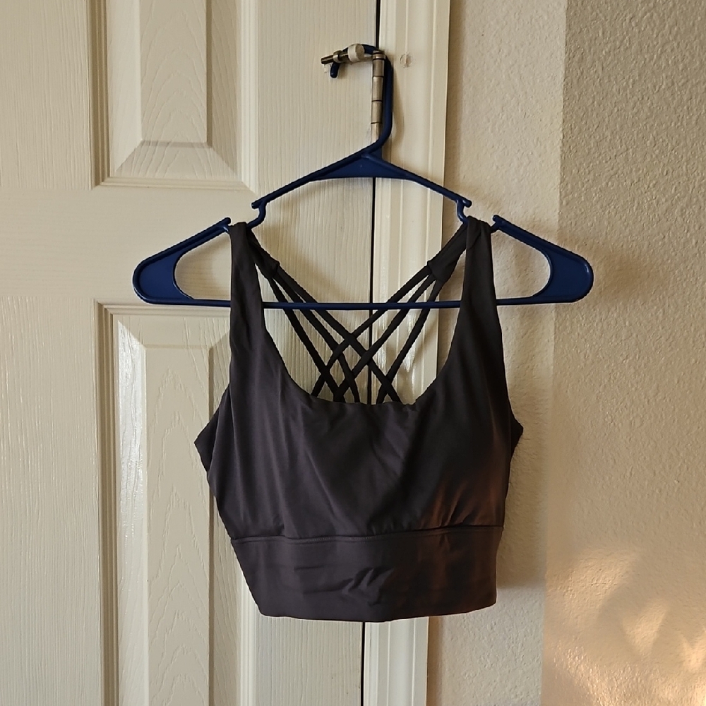 Charcoal Strappy Bralette